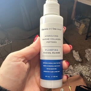 Plumping Facial Elixir - White and Blue